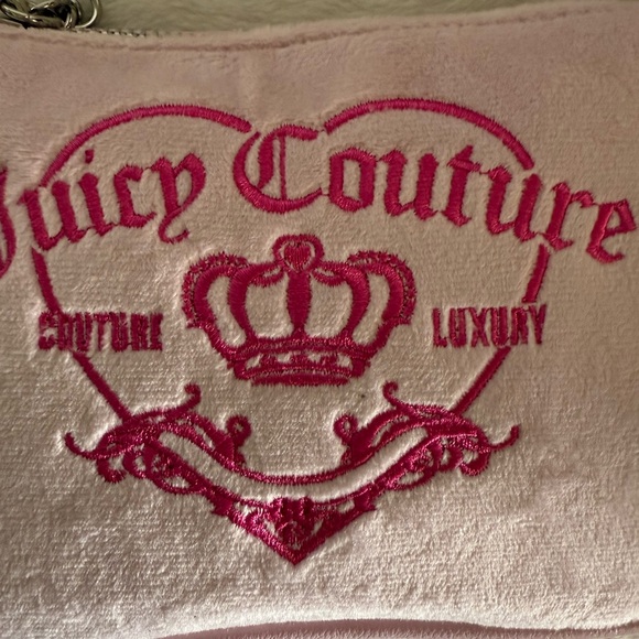 BEAUTIFUL JUICY COUTURE MINI GIRLIE ROYALTY WRISTLET CHIFFON PINK COUTURE LUXURY - Picture 7 of 10